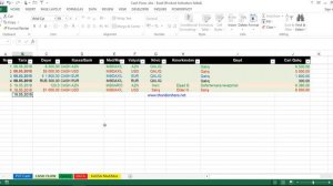 Cash flow  in EXCEL