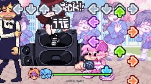 Friday Night Funkin' - Roses but everytime it's Senpai turn a Different Skin Mod is used