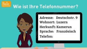 Online Deutsch lernen / A1.1 Anfänger / sich vorstellen / das Alphabet / die Zahlen / Aussprache