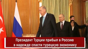 Президент Турции прибыл в Россию в надежде спасти турецкую экономику
