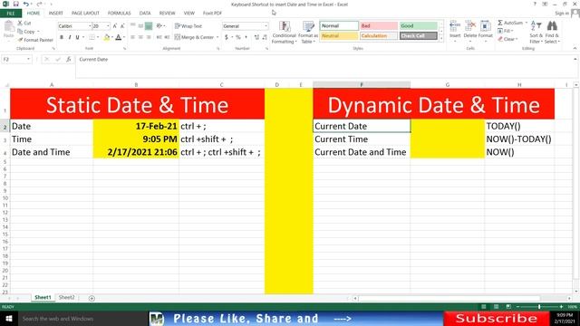 How to Quickly Enter Date and Time in Excel | Computer Shortcut Keys | Learn in hindi | Part 4 смотреть онлайн