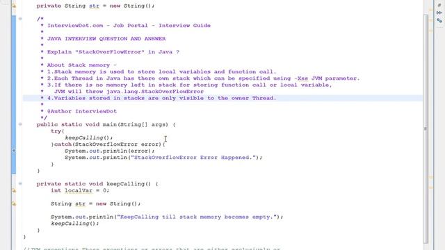 JAVA STACKOVERFLOWERROR смотреть онлайн