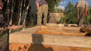 Строим баню 6х6 своими руками ?