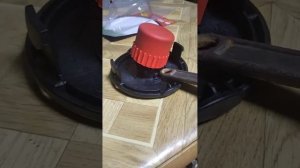Замена гайки в катушке триммера (мотокосы)
