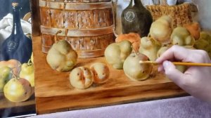 Многослойная техника живописи. Фрагмент