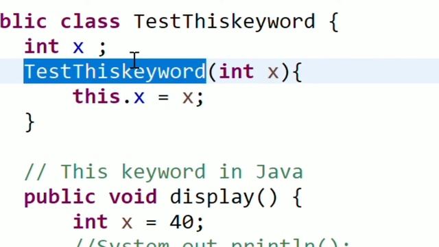 Using "this" keyword in a Constructor | Java Basics 27 | Java in Telugu смотреть онлайн
