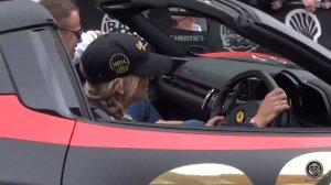 HOT Girl Revving a Ferrari 458!