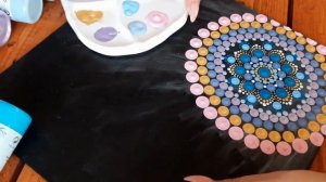 Роспись дотсами | Мандала настроения