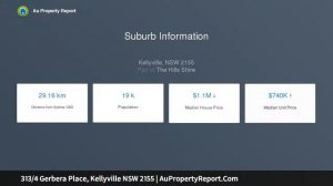 313/4 Gerbera Place, Kellyville NSW 2155 | AuPropertyReport.Com