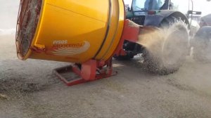 Измельчитель-выдуватель Teagle Tomahawk 505M | Straw blower shredder | солома на подстил и в корма