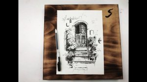 Бесплатный мастер-класс «Старинная дверь» | Как нарисовать дверь поэтапно