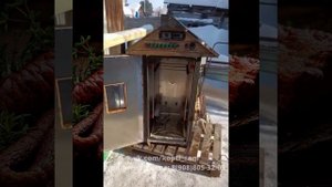 Видео отзыв о коптильной камере горячего и холодного копчения 200НД от клиента из Новосибирска