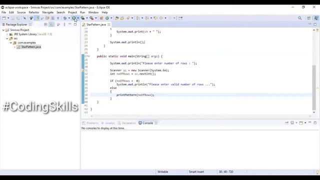 How to Print Patterns 5 & 6 in Java | Coding Skills