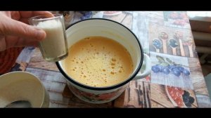 Тыквенный сок с мякотью/ из замороженной тыквы/весна