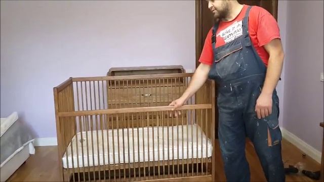 Кроватка детская с маятником Обзор 1ч смотреть онлайн