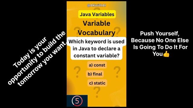 Mastering Basic Java Concepts in Minutes! Java for Beginners | java quiz | java MCQ | java codes