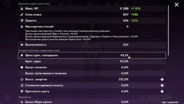 55 ранг БЕЗ ДОНАТА обзор аккаунта Genshin Impact