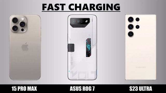 Apple iPhone 15 Pro Max VS Asus ROG Phone 7 Ultimate VS Samsung Galaxy S23 Ultra смотреть онлайн