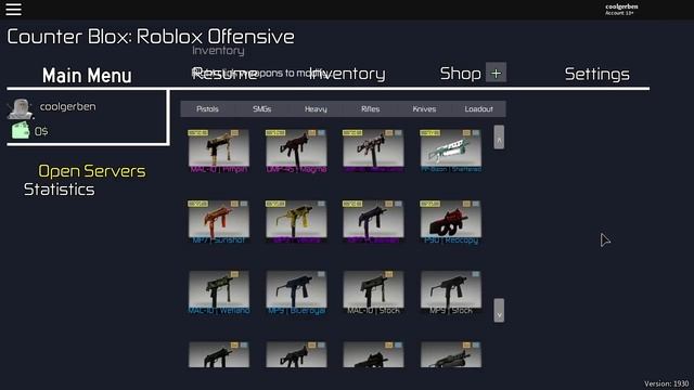 COUNTER-BLOX: ROBLOX OFFENSIVE INVENTORY SHOWCASE #1 смотреть онлайн
