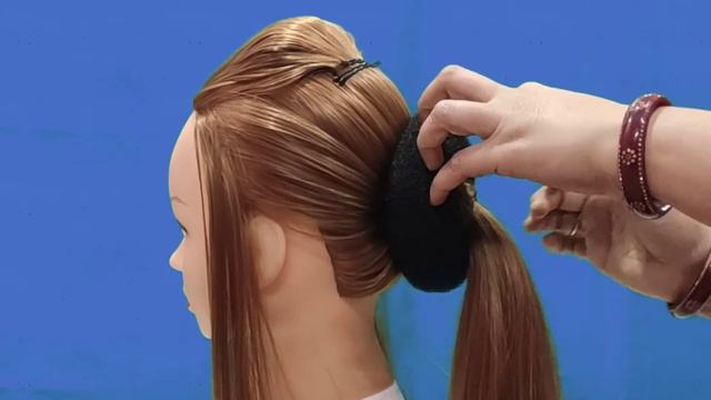 Beautiful New Hair Style For BraidalTrending Hair Style With Puf SareeGaun Lahanga Hair Style G
