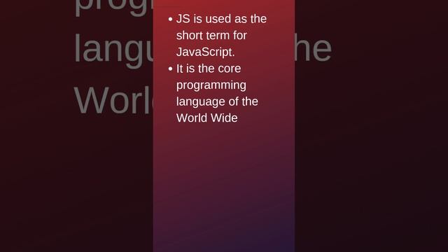 What is JavaScript | JS