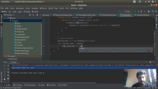 How to remove duplicate value from array in JAVA смотреть онлайн