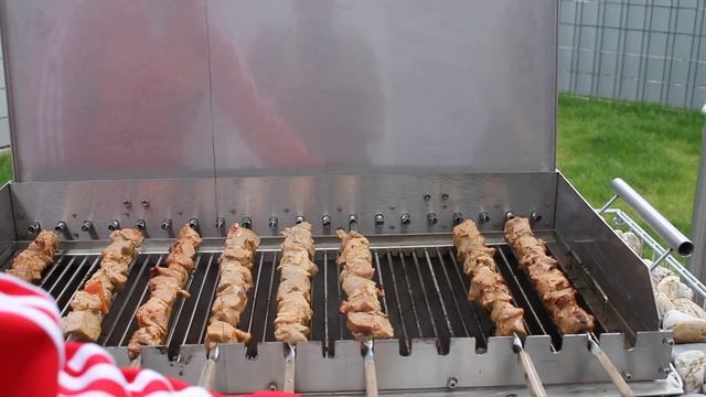 Мангал с электроприводом