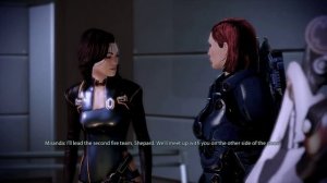 Garrus objects to Miranda leading the team