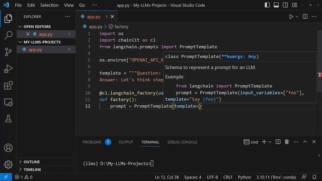 BUILDING a SIMPLE APP with LANGCHAIN & CHAINLIT смотреть онлайн