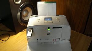 Тест печати принтера HP Photosmart A516