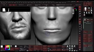 Голова в ZBrush. Моделирование головы. Digital Arts University. Timart School. Тимарт Скул
