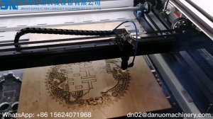 CO2 лазерный станок для резки и гравировки DN-1390 (1300 * 900мм) 90Вт, гравировка по дереву