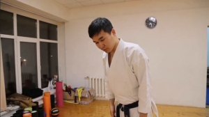 Первый урок каратэ. Заншин, как здороваться, самостоятельность, тигры