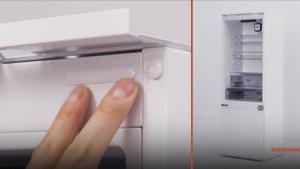 How to reverse the door of your Grundig Built-In 75cm Sliding Hinge Fridge? | GRUNDIG