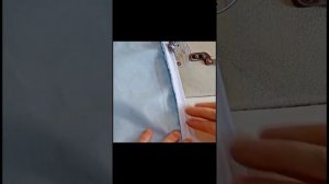 Наперник с кантом и потайной молнией.