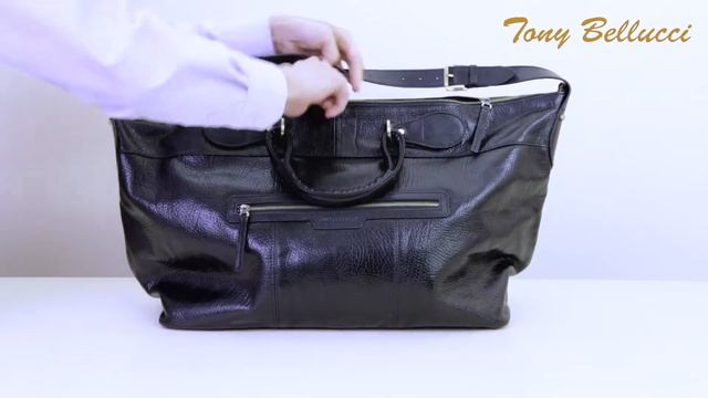 Дорожная сумка Tony Bellucci 7546-893 чёрная. смотреть онлайн