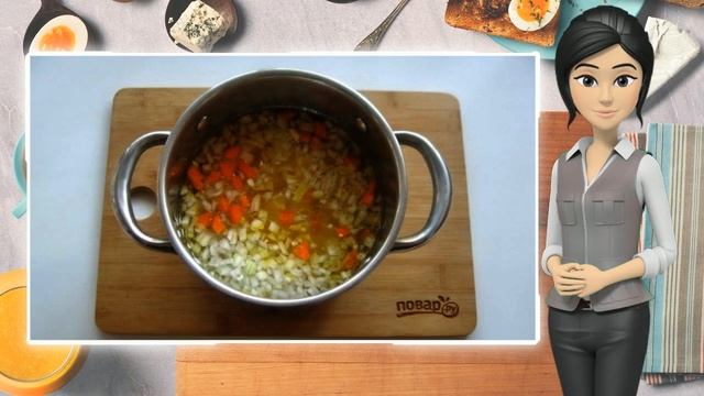 Детский суп с чечевицей