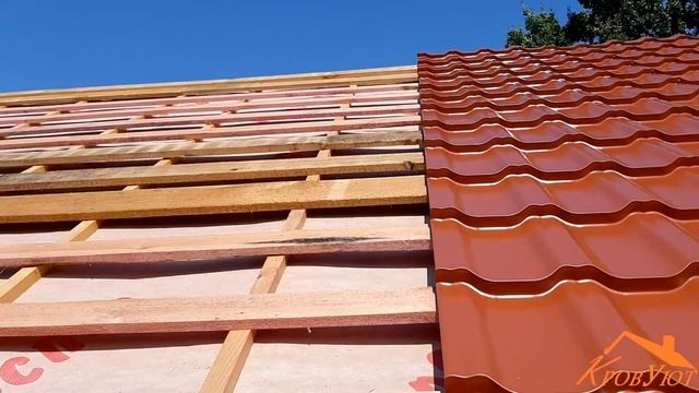 Металлочерепица квинта плюс на доме казака !!! смотреть онлайн