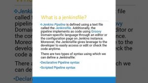 Infosys Jenkins Interview Questions and Answers for Experienced