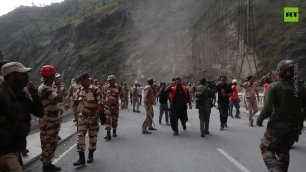 One killed, nine trapped as under-construction tunnel collapses in Jammu, India