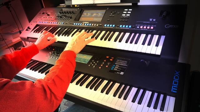 Tango "Tanze mit mir in den Morgen" / Yamaha Genos Modx Piano Sax Synth Sound / GenosPlayer смотреть онлайн