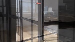 Алюминиевая каркасная перегородка