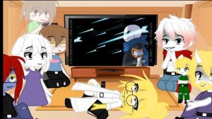 Undertale react to Underverse|Undertale|Underverse|xcute__gacha:)