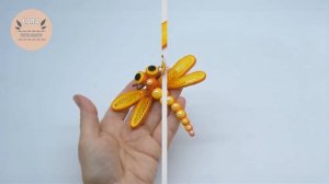 Стрекоза в технике квиллинг для начинающих. Dragonfly quilling