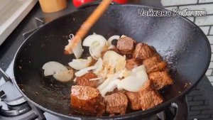 Как правильно жарить Мясо с Картошкой Чтобы Вкусно, Просто и Быстро