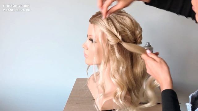 Низкий пучок на резиночках | Fast low bun смотреть онлайн