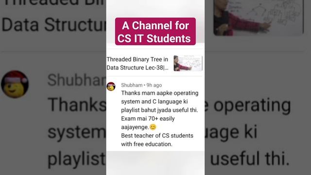 A Channel for CS IT Students