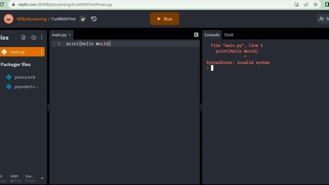 Getting Started with Python: print ("Hello World")