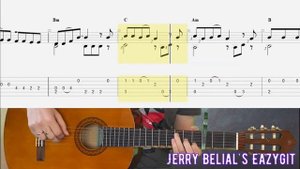 Ягода Малинка / Как играть на гитаре / Хабиб / Ноты и Табулатура для гитары в описании