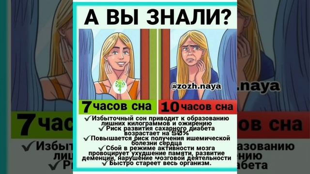 А ВЫ ЗНАЛИ? ЕСЛИ ДОЛГО СПАТЬ.. смотреть онлайн